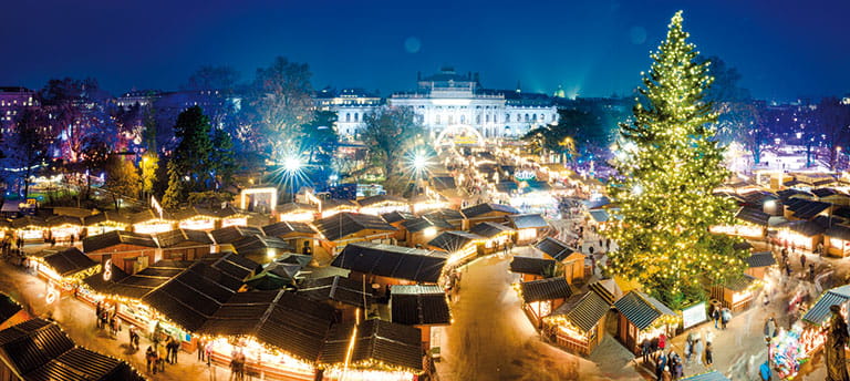 The traditional Christmas Market in Vienna